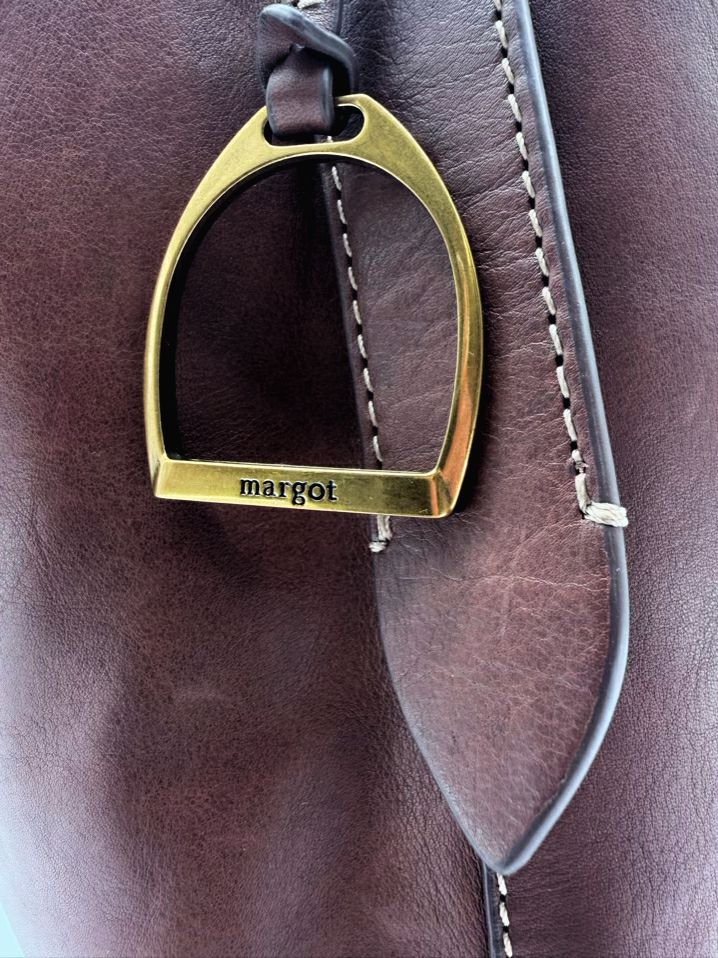 MARGOT Cognac Leather Purse