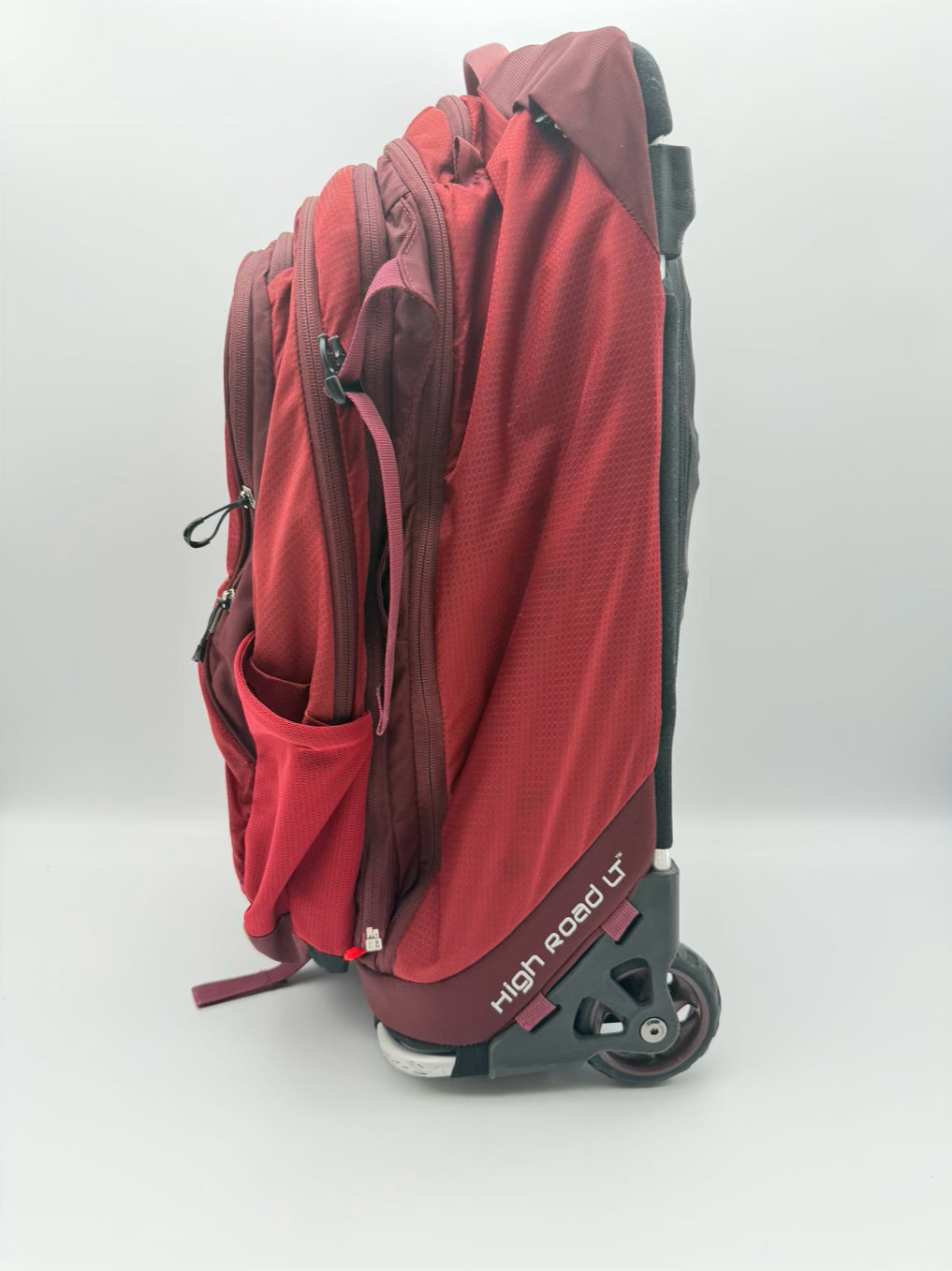 OSPREY Ozone Convertible Day Red Nylon Back Pack w/ Wheels