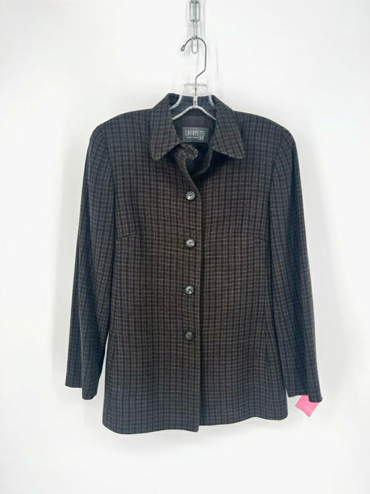 LAFAYETTE 148 Size 6 Gray & Brown Blazer