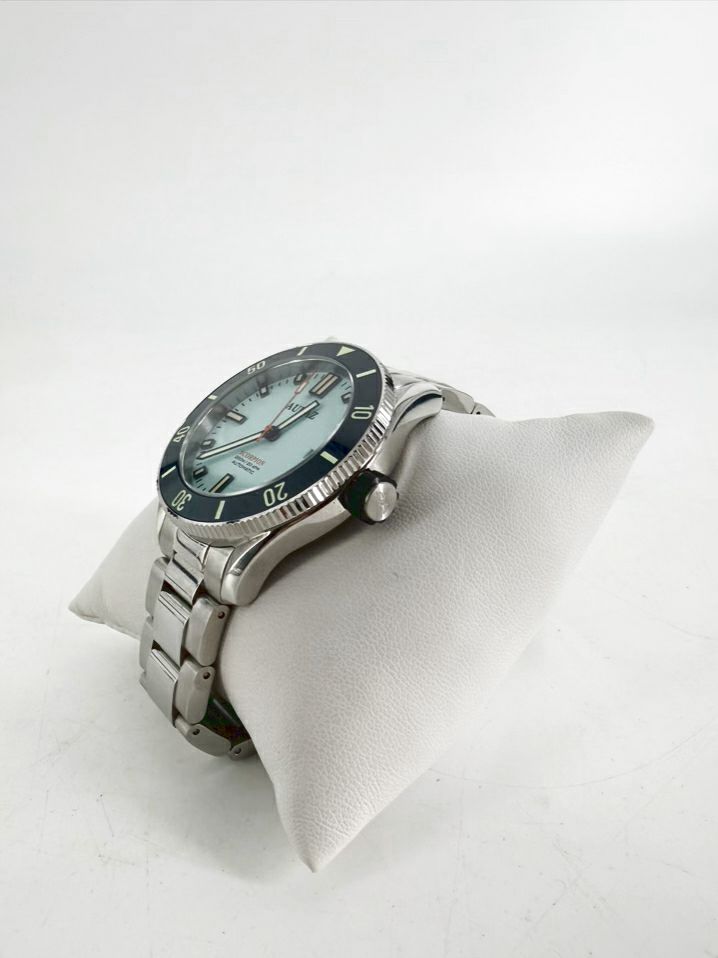 AUDAZ Blue Stainless Steel Sapphire Crystal Automatic Watch w/ Box