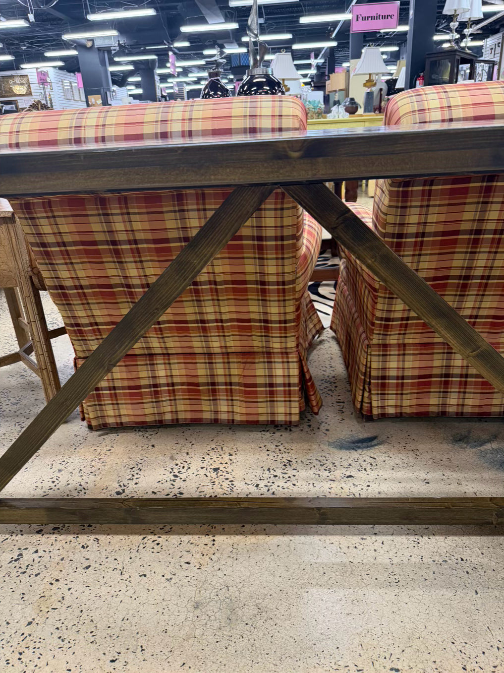 Wood Medium Brown Console