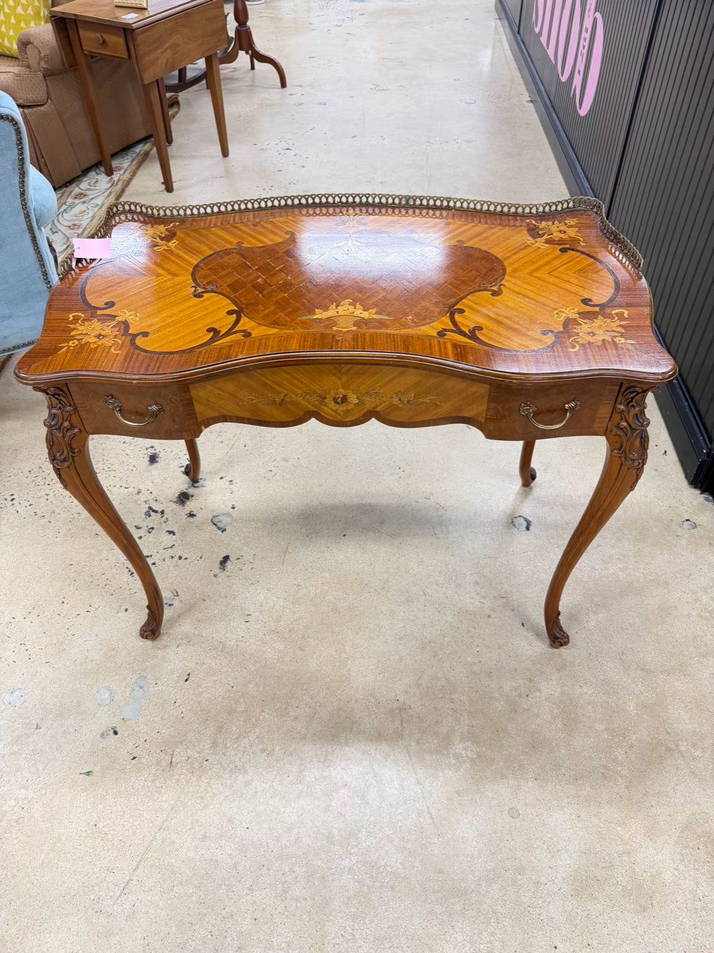 French Ladies Writing Desk w/ Drawer