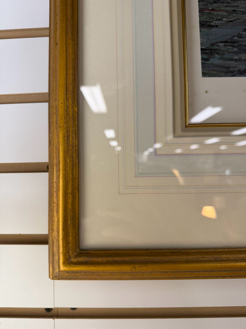 JOHN STOBART Charleston Print In Gold Frame