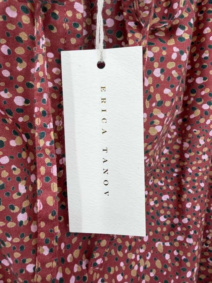 ERICA TANOV Wmn's Size 0 Sienna Dots Blouse NWT
