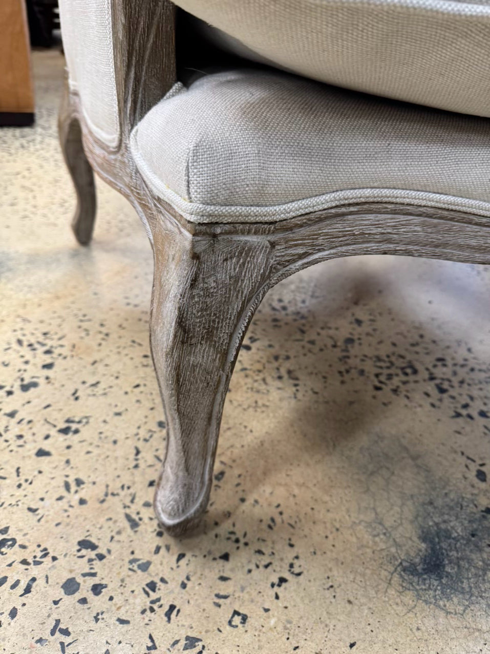 RESTORATION HARDWARE Cream Marseilles Chair