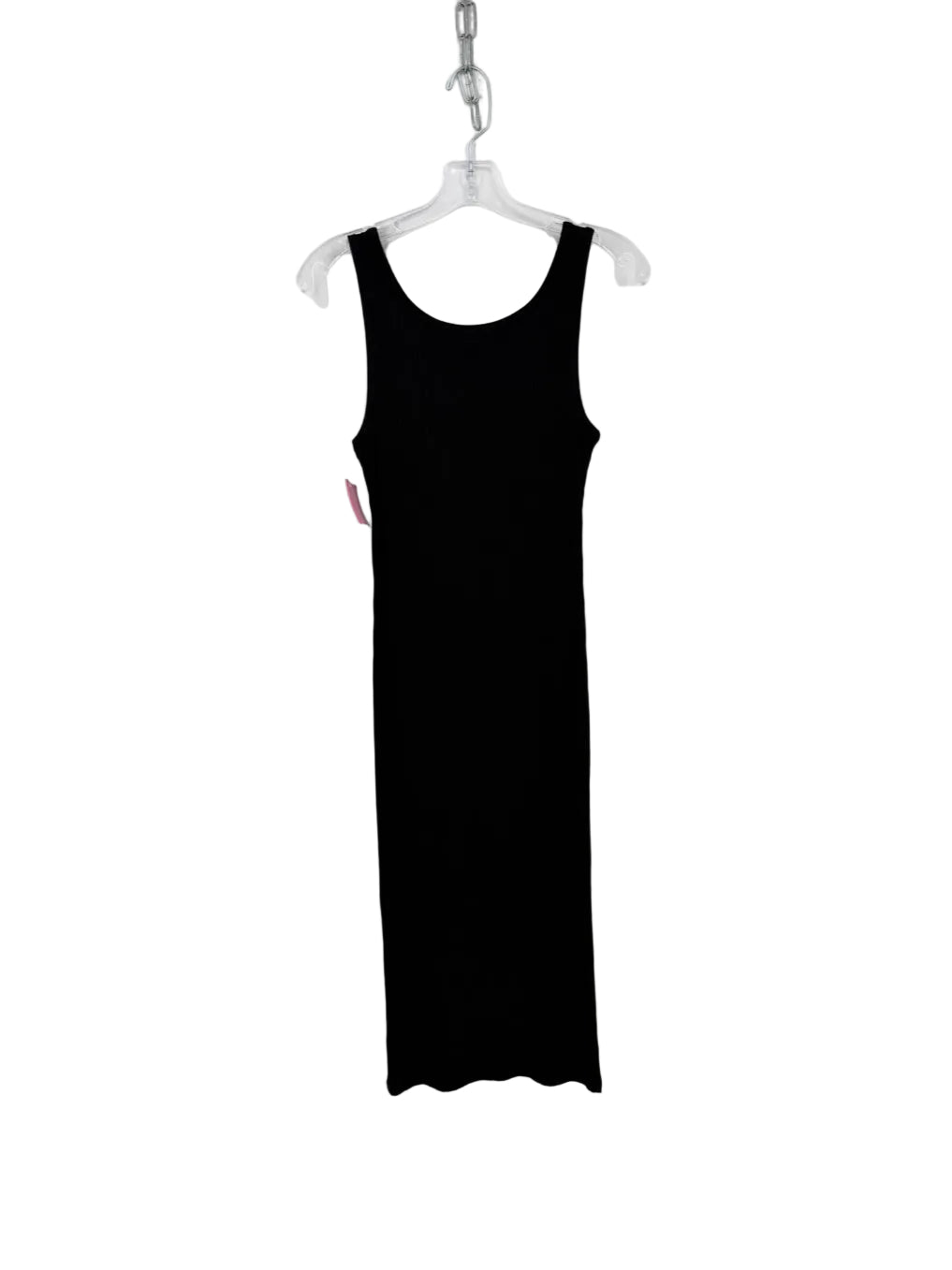 GENERATION LOVE Size Wmn's S Black Ribbed Sleeveless Midi-Dress