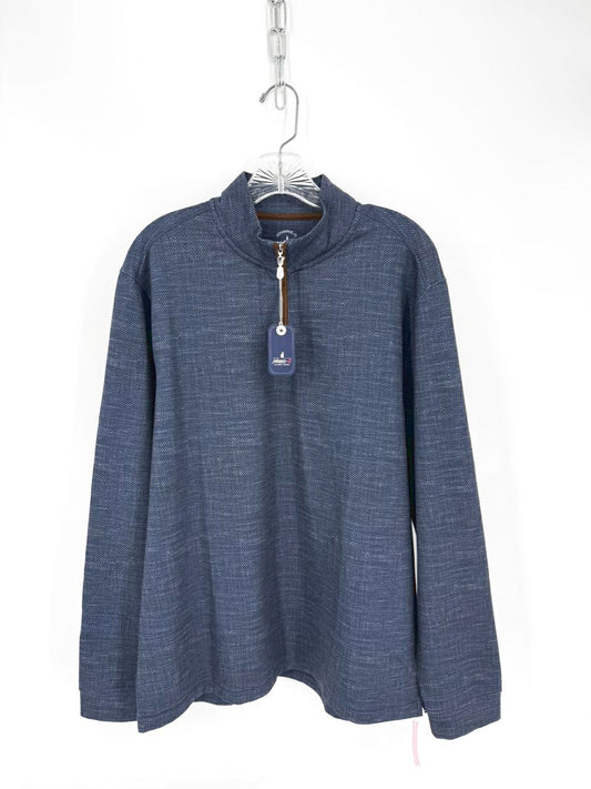 JOHNNIE-O Size L Hartford Heathered Twilight Quarter Zip Pullover NWT