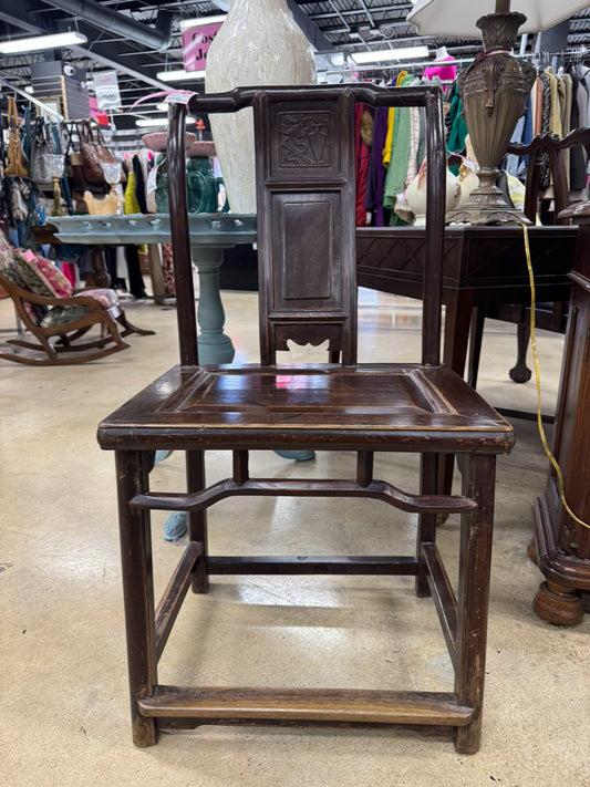 Carved Wood Chair