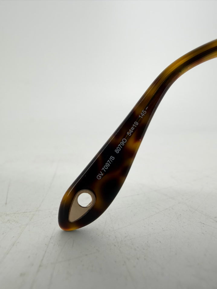 GIVENCHY Black & Gold Sunglasses w/ Case