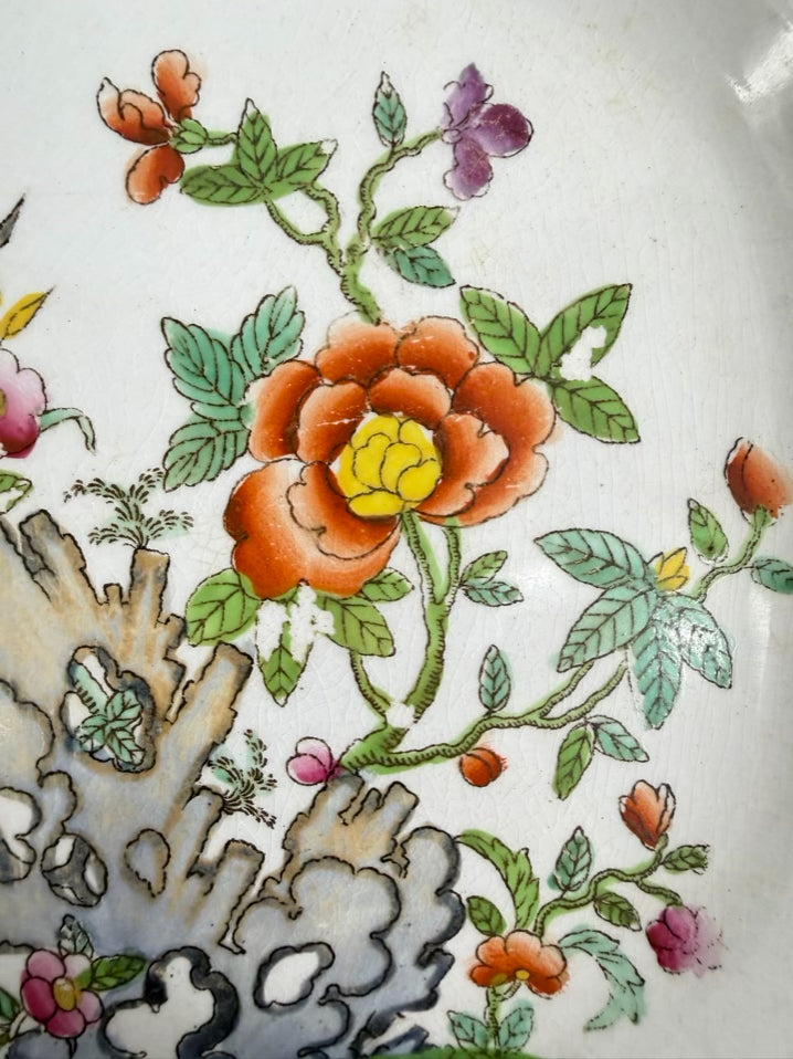MINTON Porcelain Indian Tree Transfer Ware Platter