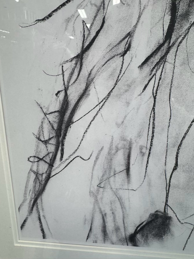 VALORIE DAVIDE "Rex" Print in Brushed Silver Frame