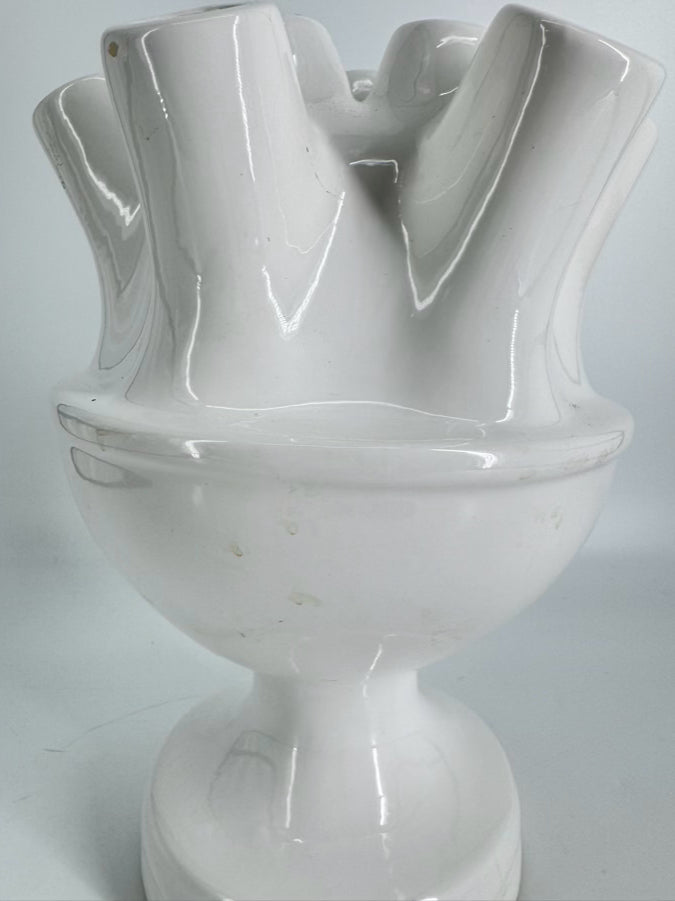 White Ceramic Tulipier Vase