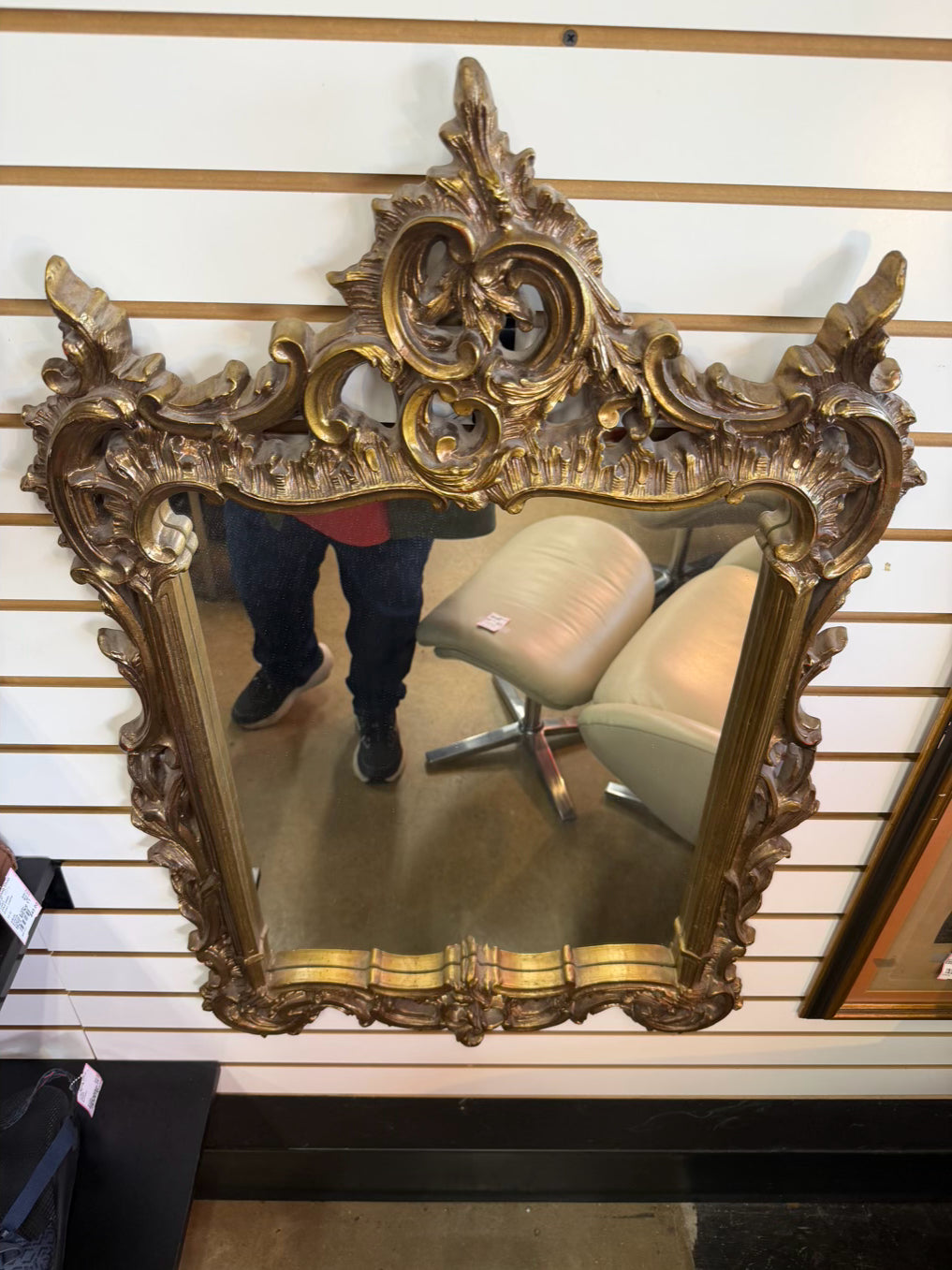 CAROLINA MIRROR Gold Ornate Mirror