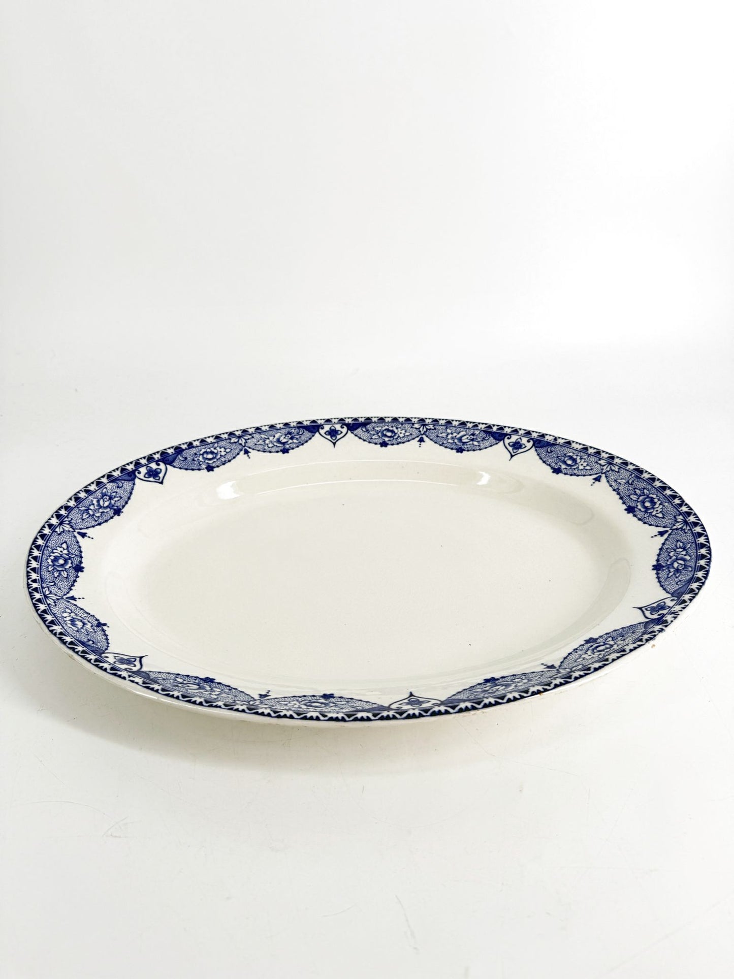 SUTHERLAND White & Blue Empire Ware Platter