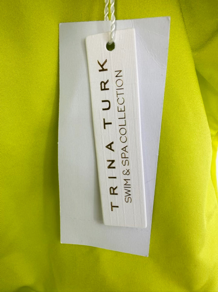 TRINA TURK Size Wmn's 8 Chartreuse 1pc Swimsuit NWT