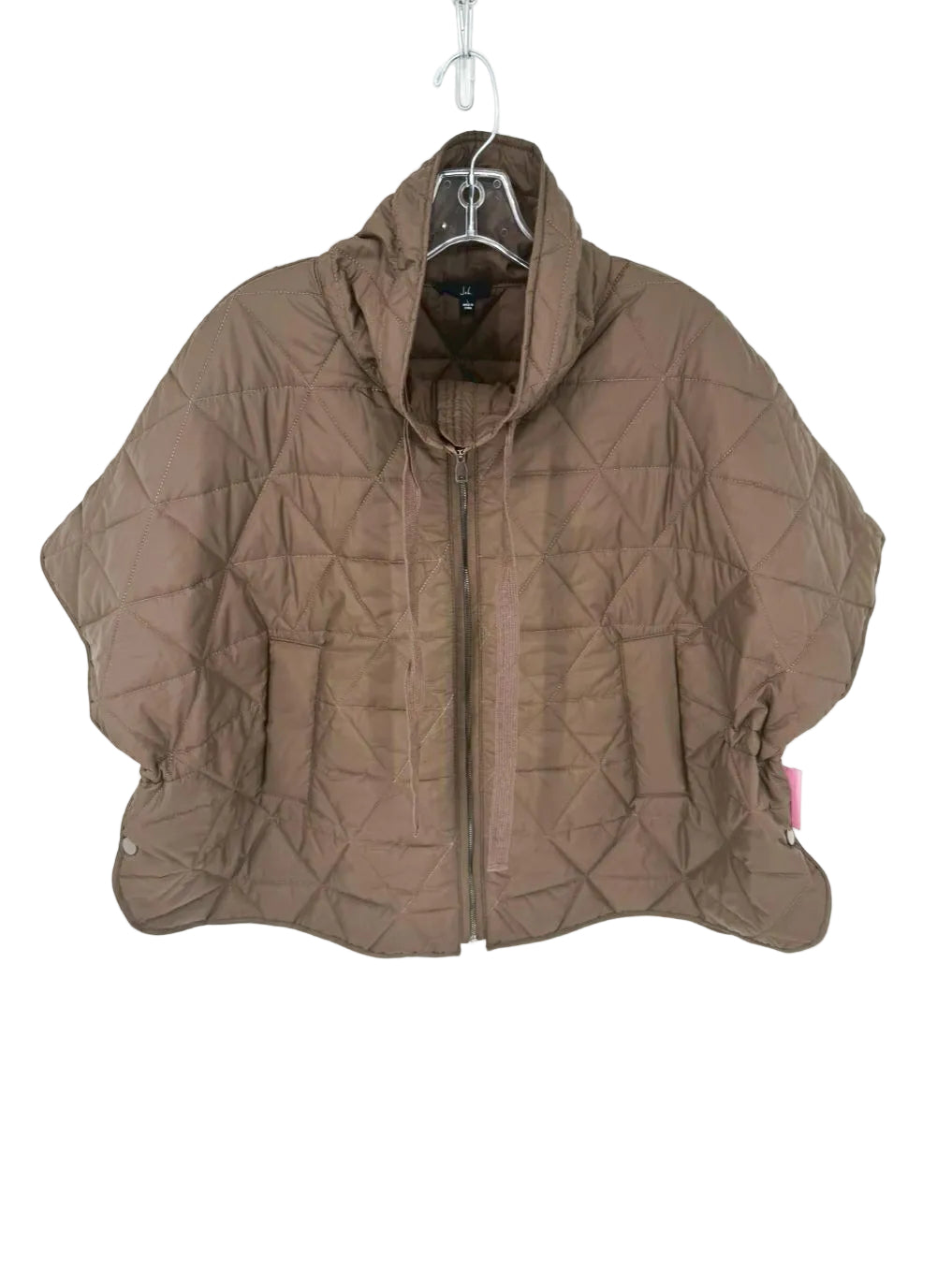 JOH Jamel Wmn's Size L Brown Quilted Short Sleeve Jacket NWT