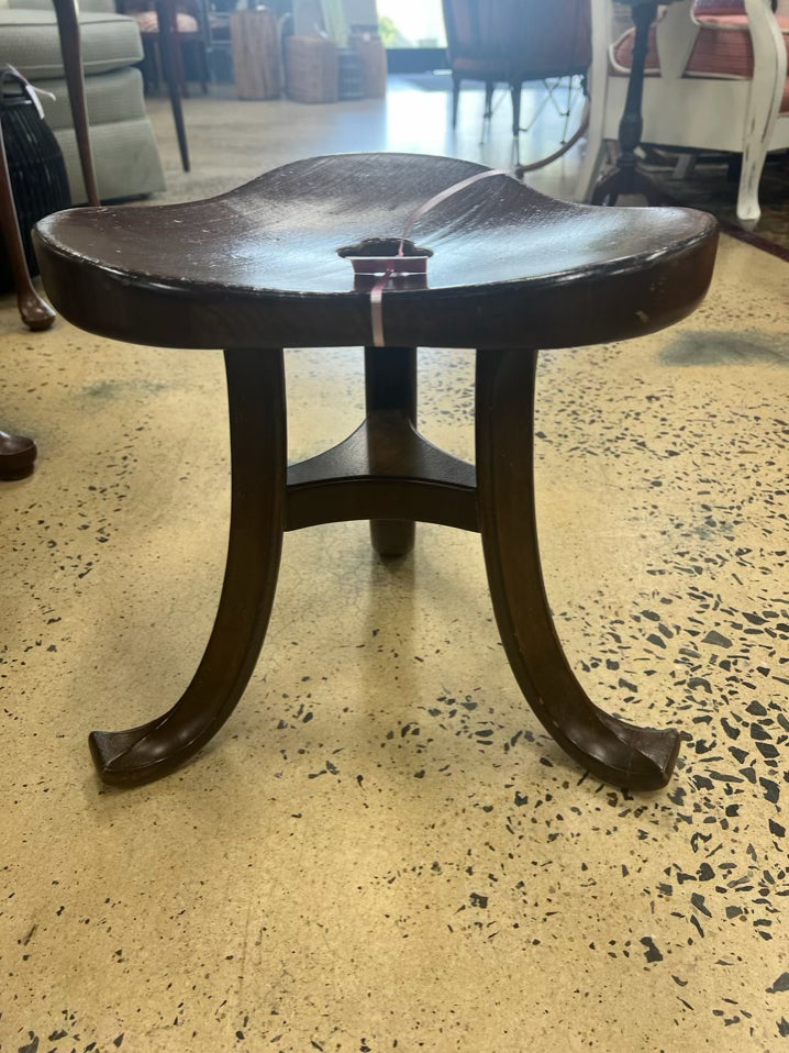 Wood Thebes Triangular Stool