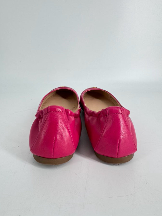 TORY BURCH Size 8.5 Pink Leather Flats