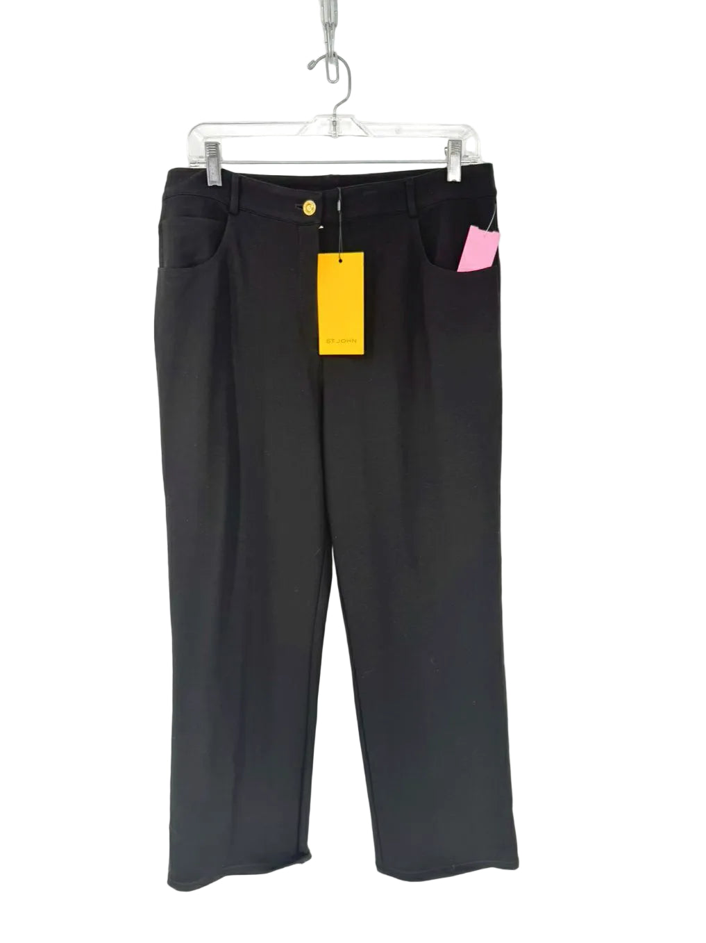 ST. JOHN CAVIAR Marie Wmn's Size 10 Black Pants NWT