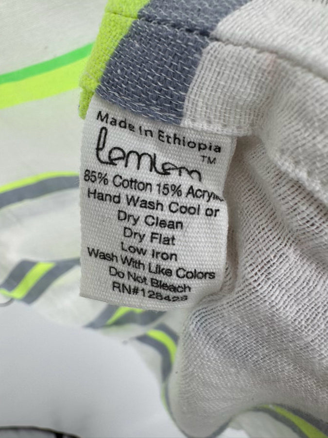 LEMLEM Size L White Stripe Tunic