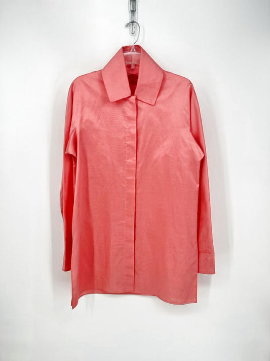 SHAMASK Size 6/8 Coral Silk Tunic