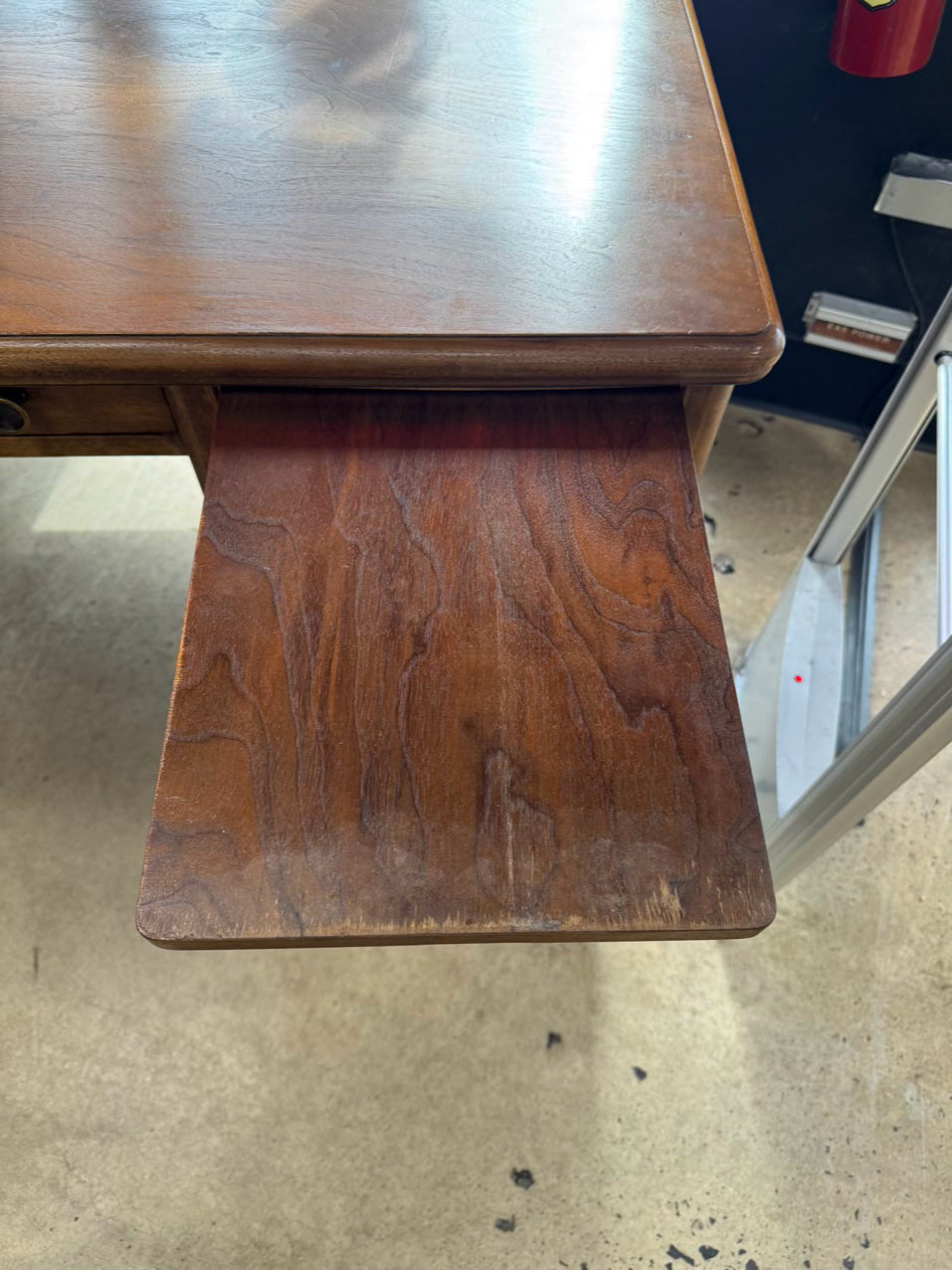 ANTIQUE Wood 3-Drawer Desk