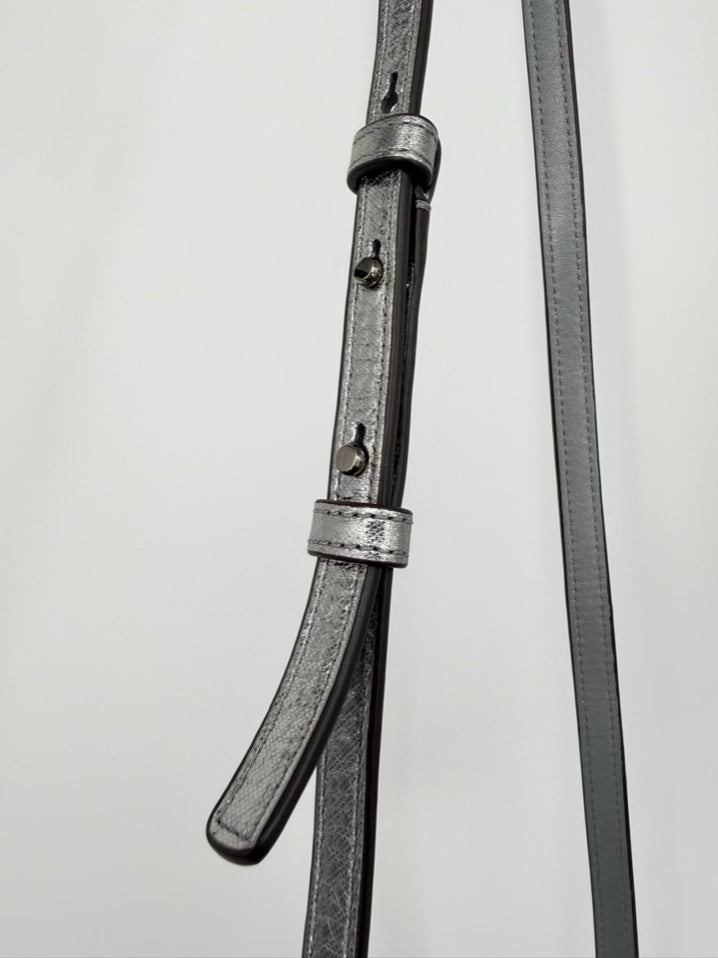 KATE SPADE Silver Leather Crossbody Bag