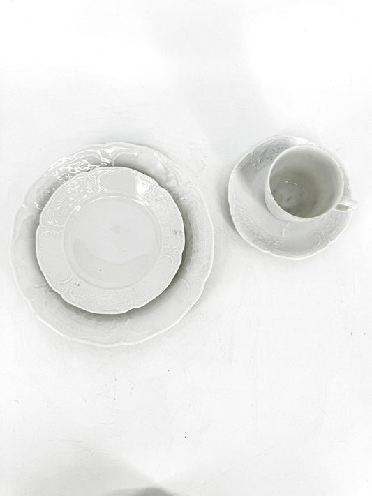 ROSENTHAL White Porcelain Sanssouci China Set for 4