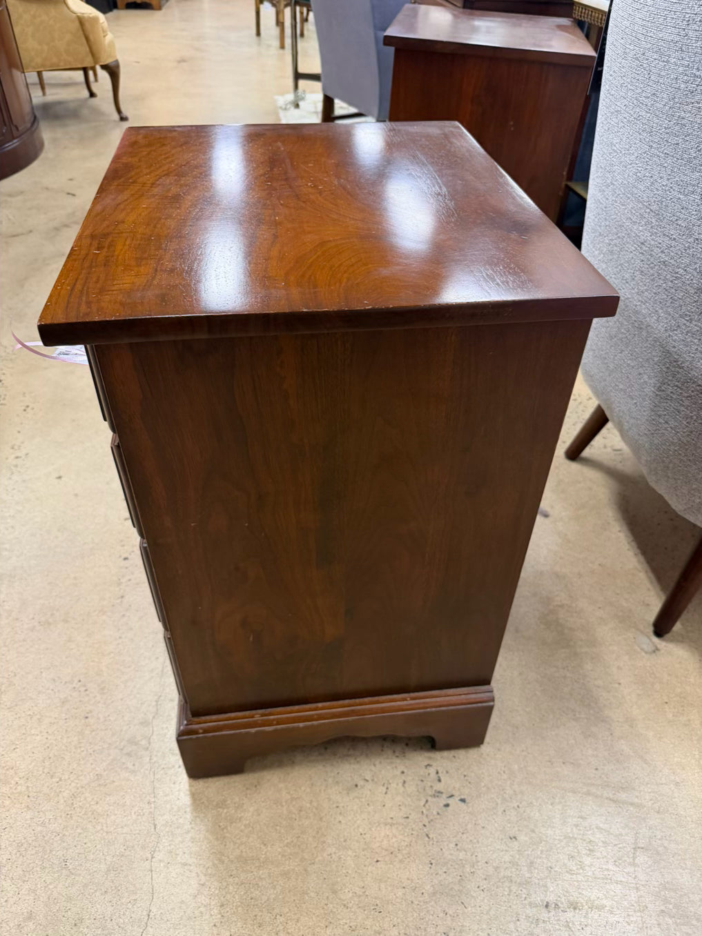 BENBOW Wood 4 Drawer Nightstand