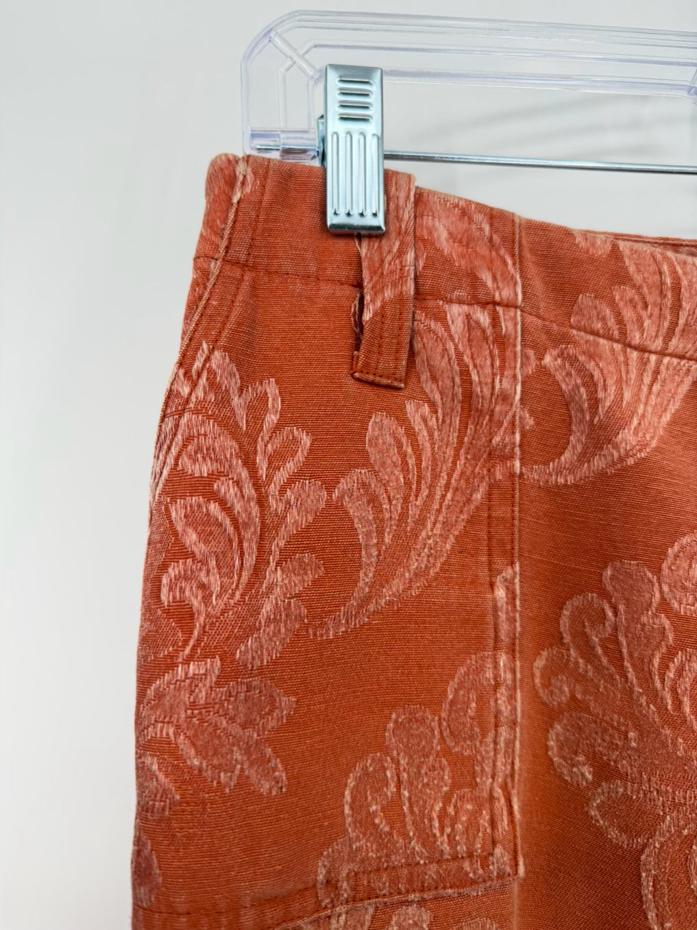 CUSTO BARCELONA Wmn's  Size 8 Orange Flare Pants