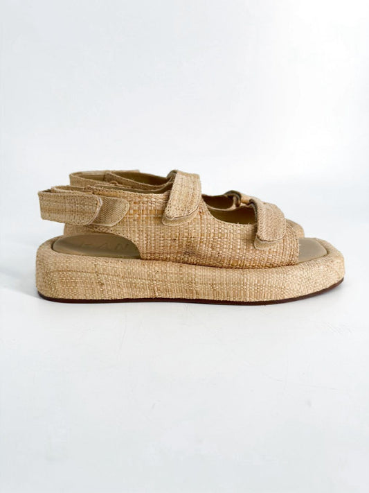 LOEFFLER RANDALL Size 9 Tan Sandals NWOT