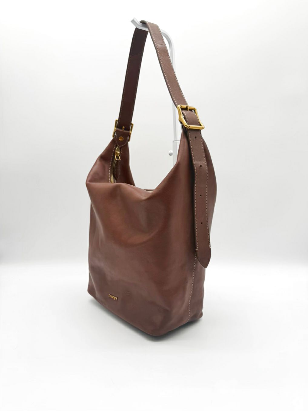 MARGOT Cognac Leather Purse