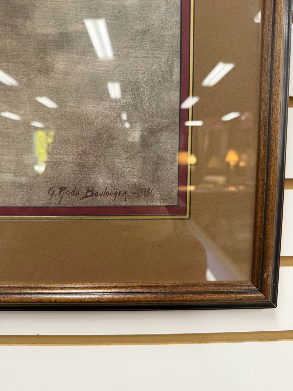 SIGNED GRACIELA RODO BOULANGER Un Seul Ballon Framed Print In Black Frame