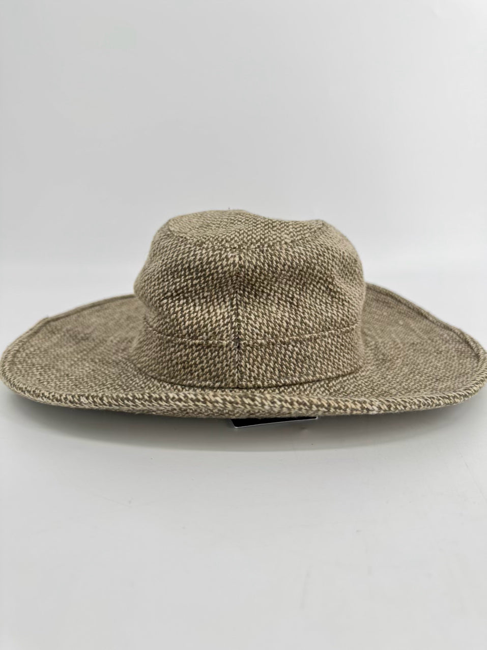 RALPH LAUREN PURPLE LABEL Tan & Brown Linen & Silk Unisex Dress Hat NWT