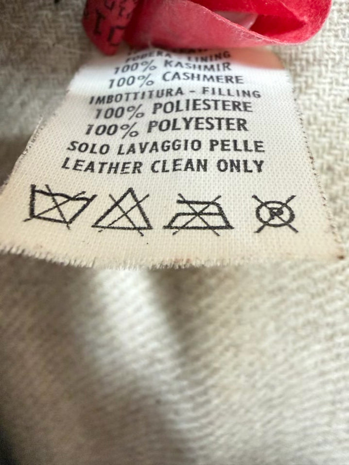 LORO PIANA Wmn's Size S Brown Cashmere Quilted Vest