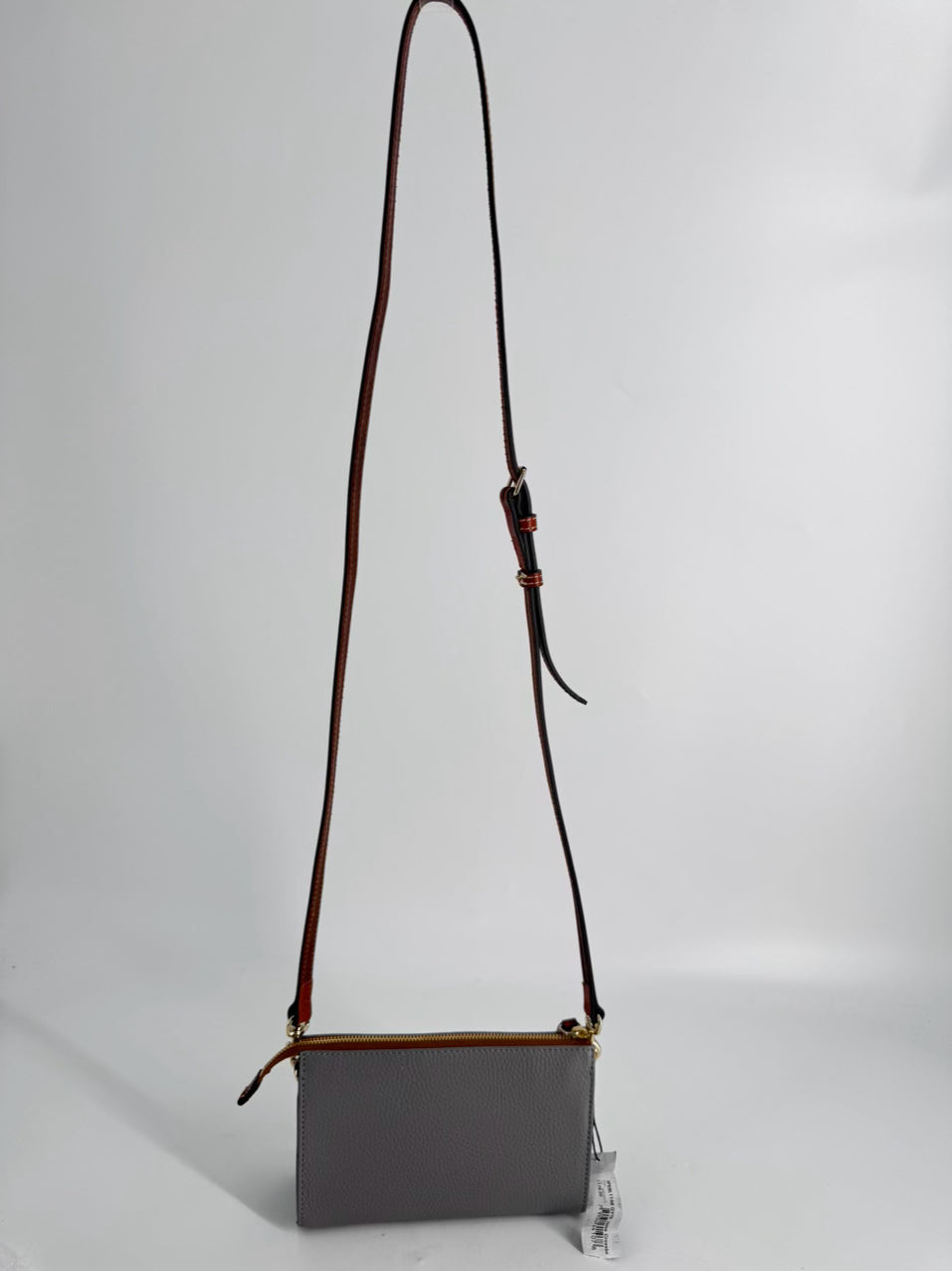 DOONEY & BOURKE Putty Leather Crossbody Bag NWT