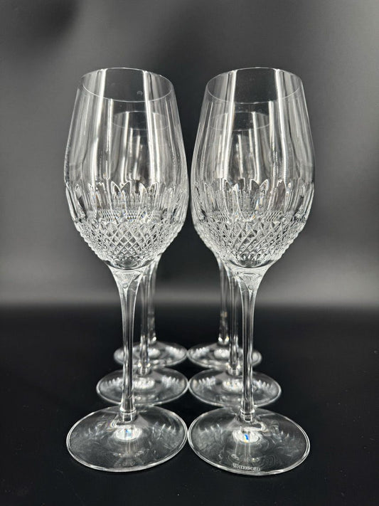 WATERFORD Crystal Colleen Set of 6 Wine Glasses
