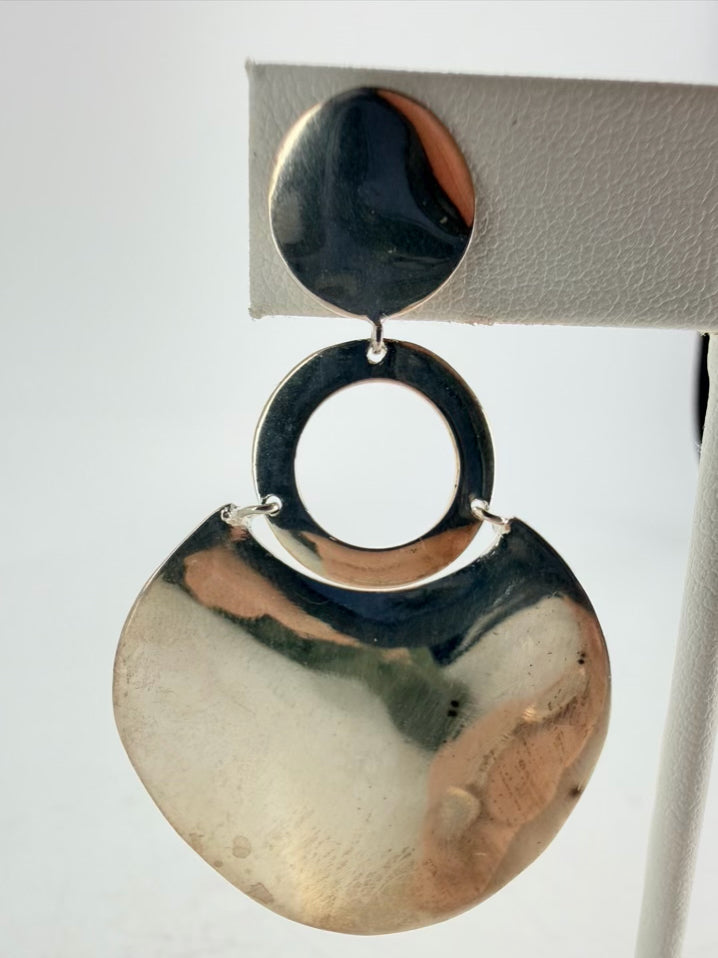 IPPOLITA STERLING SILVER Flat Disk Dangle Earrings