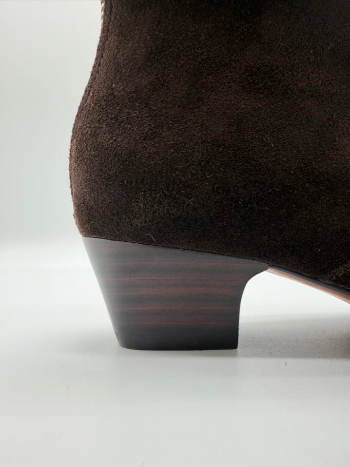 MADEWELL WMNS Size 6.5 Chocolate Leather Booties NWOT