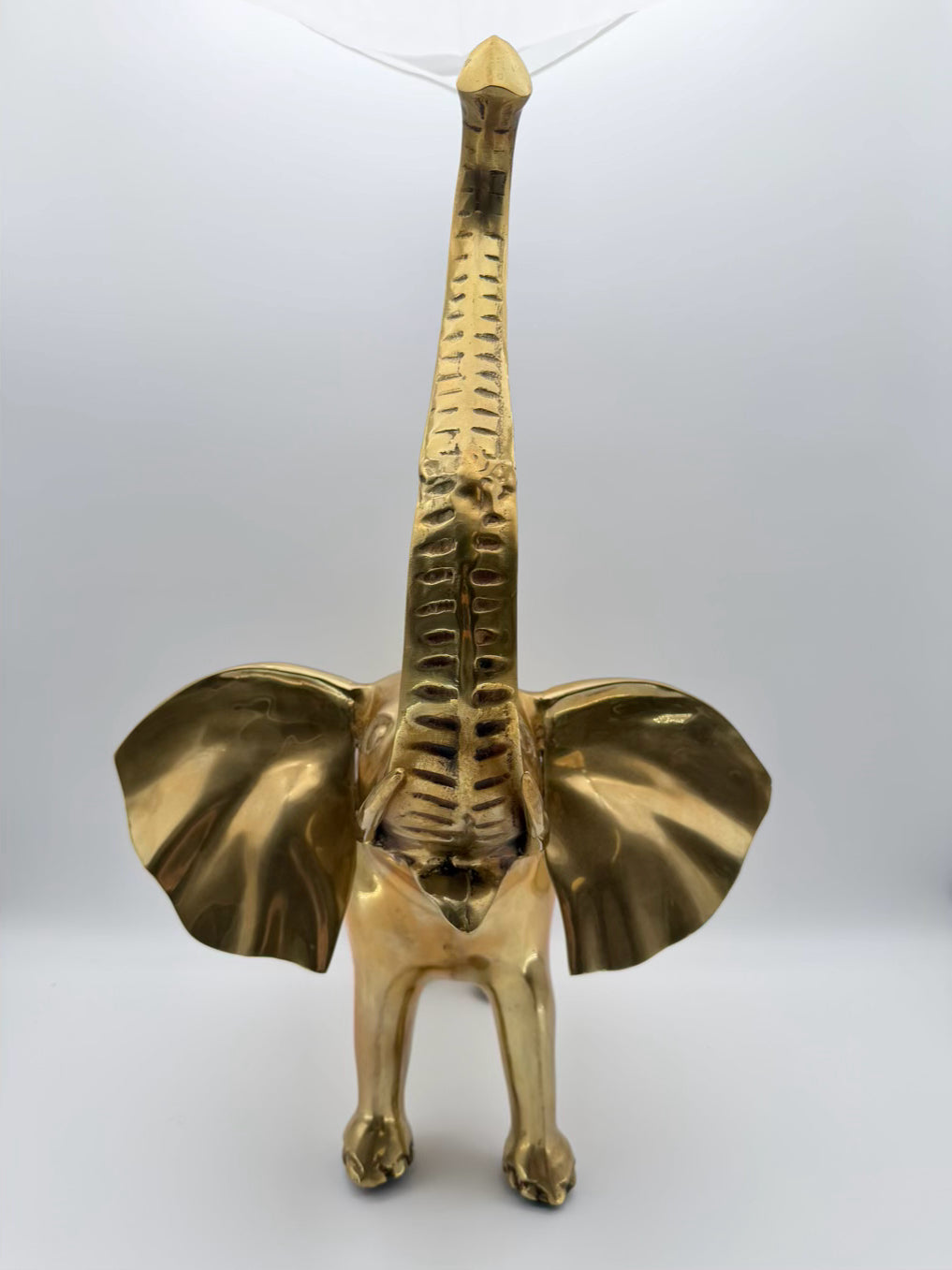 Large Elephant Brass Figure