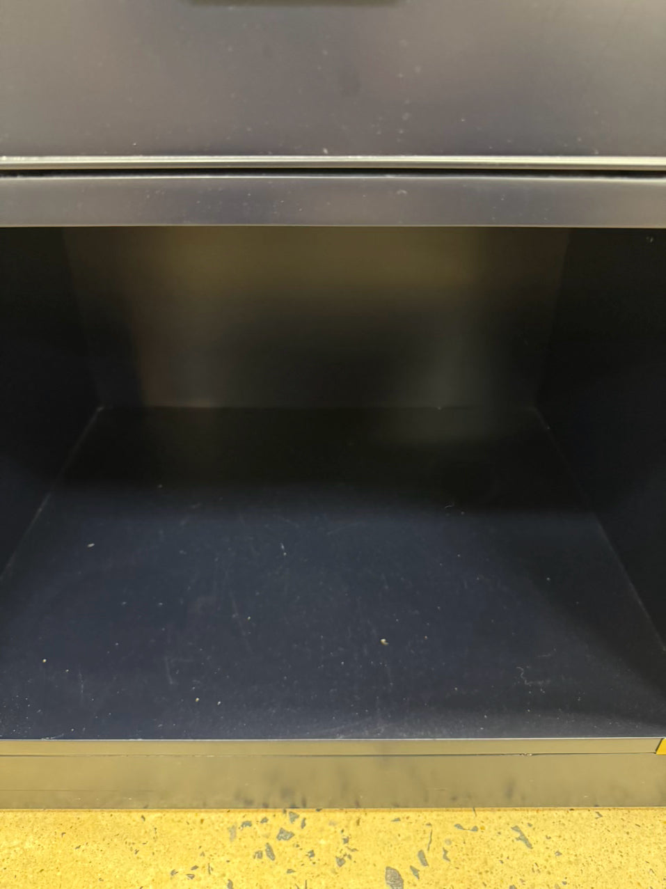 WILLIAMS SONOMA Navy Campaign Pair of End Tables