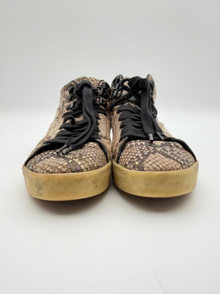 RAG & BONE WMNS Size 36 Cream & Brown Animal Print Casual Shoes