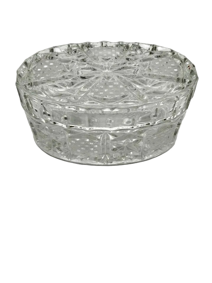 BOHEMIA CRYSTAL Clear Art Glass Box