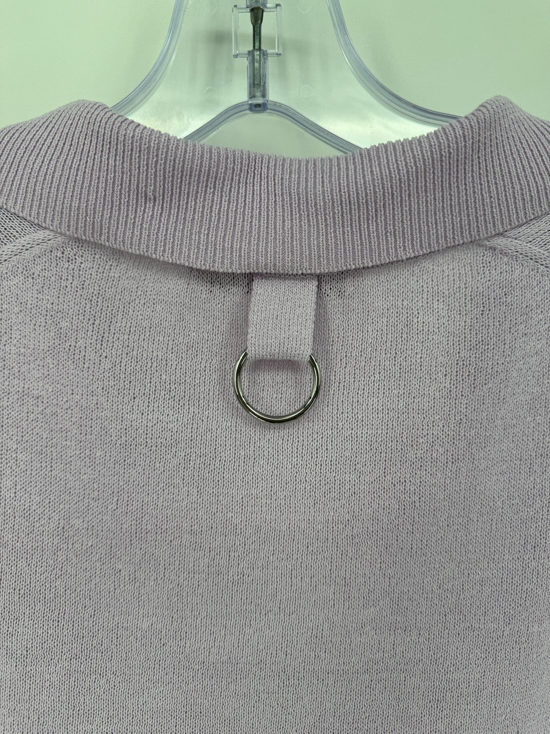 TIBI Size L Lilac Knit Top