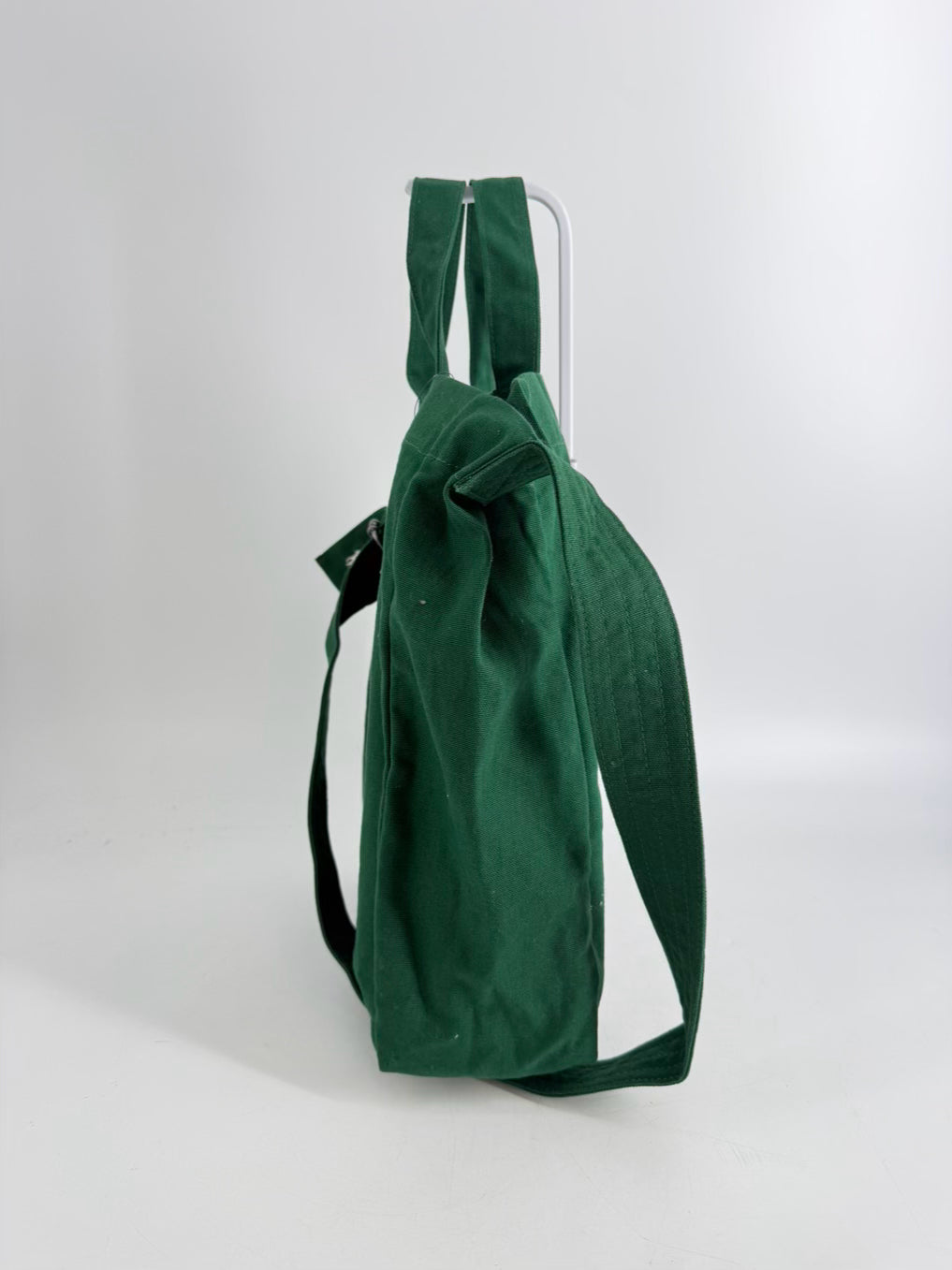 POLO RALPH LAUREN Hunter Green Canvas Letter Tote Bag NWT
