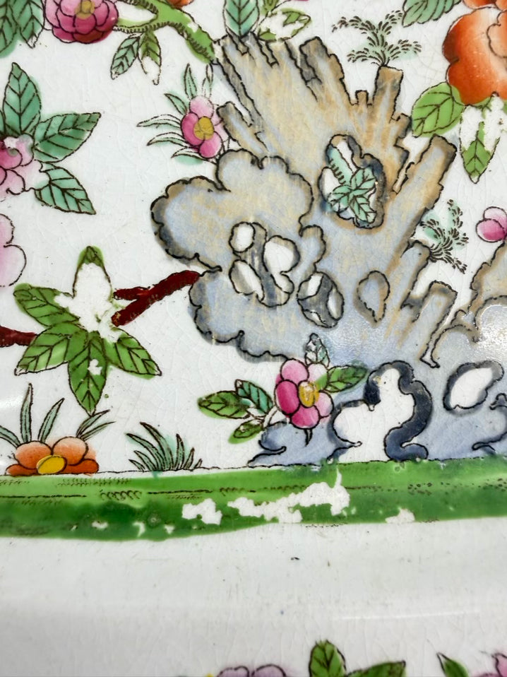MINTON Porcelain Indian Tree Transfer Ware Platter