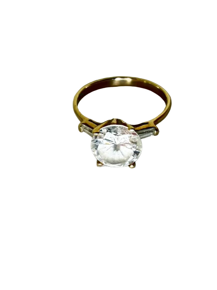 10K Gold Cubic Zirconia Ring