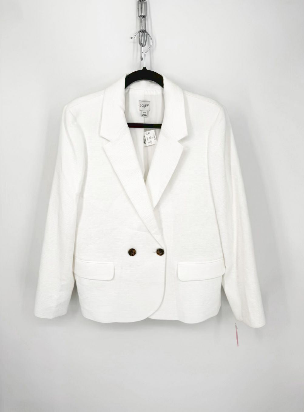 J CREW Size 14 Cream Blazer NWT
