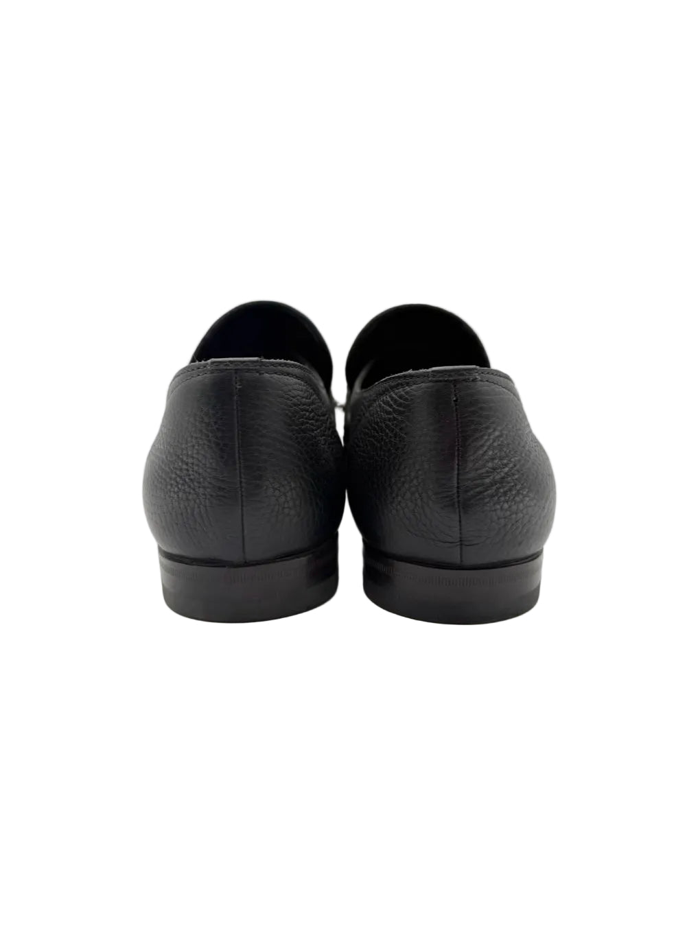 GUCCI Horsebit MENS Size 10.5 Black Leather Loafers