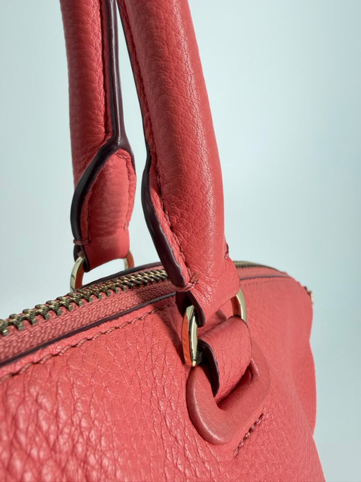 TORY BURCH Coral Leather Purse